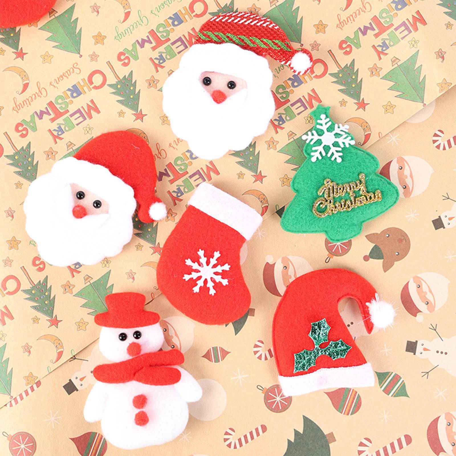 6x Christmas Ornaments Atmosphere Festive Party Supplies Hanging Decoration