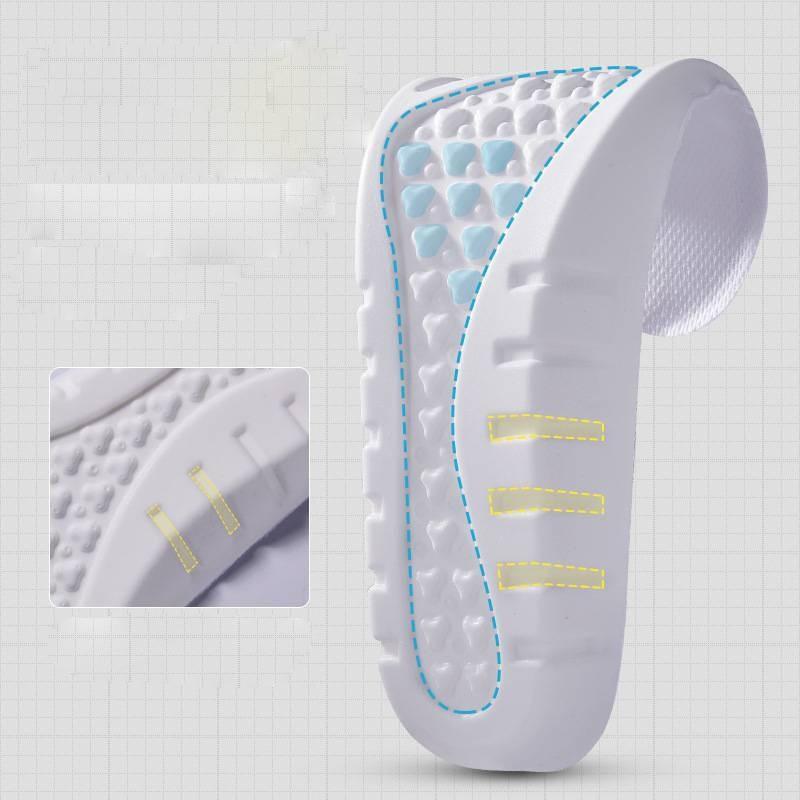 1 Pair Women Sport Insoles High Elastic Ultra-Light Breathable Shockproof Shoe Pads Men EVA Soft Shoes Insole Deodorant