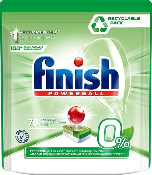 Combo 70 Viên rửa bát Finish Hữu cơ eco + Muối Finish 1.5kg + Bóng finish 750ml