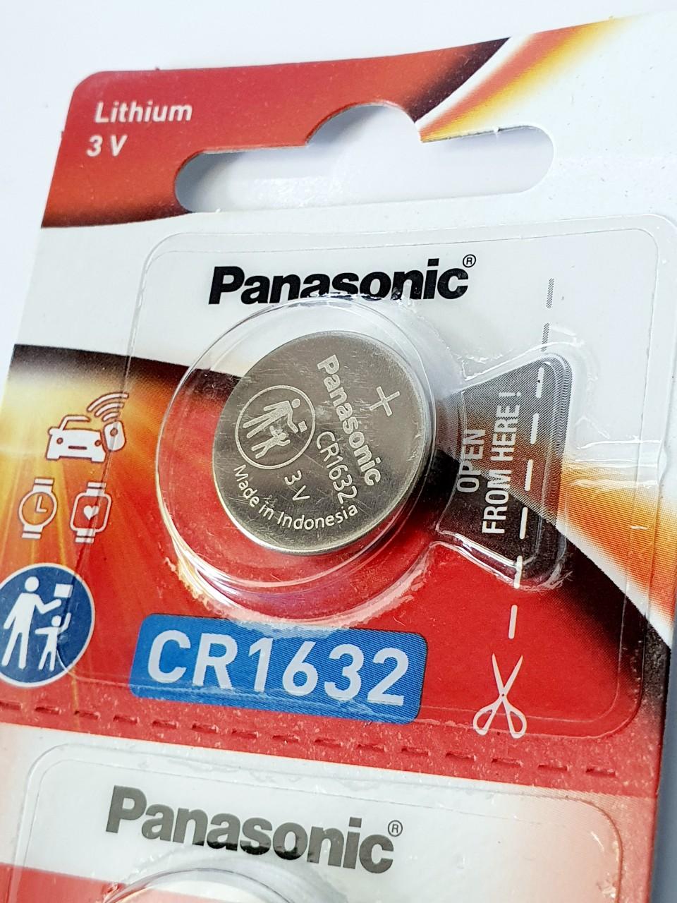 {Panasonic VN nhập khẩu} Pin Cúc Áo Panasonic CR1632 3V Lithium dùng cho đồng hồ, thiết bị điện tử...