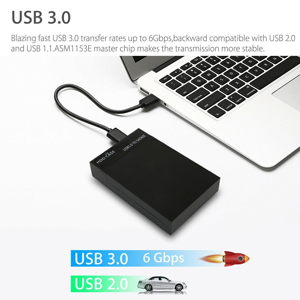 USB 3.0 External 2.5 "3.5"   Enclosure HDD Case Cover Hot Swap