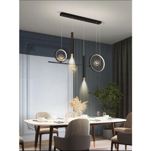 Đèn thả phong thái Bắc Âu 3 hình thức năng lượng thiết kế hiện đại, Đèn decor, đèn bàn ăn, đèn tô điểm - KN04 DT