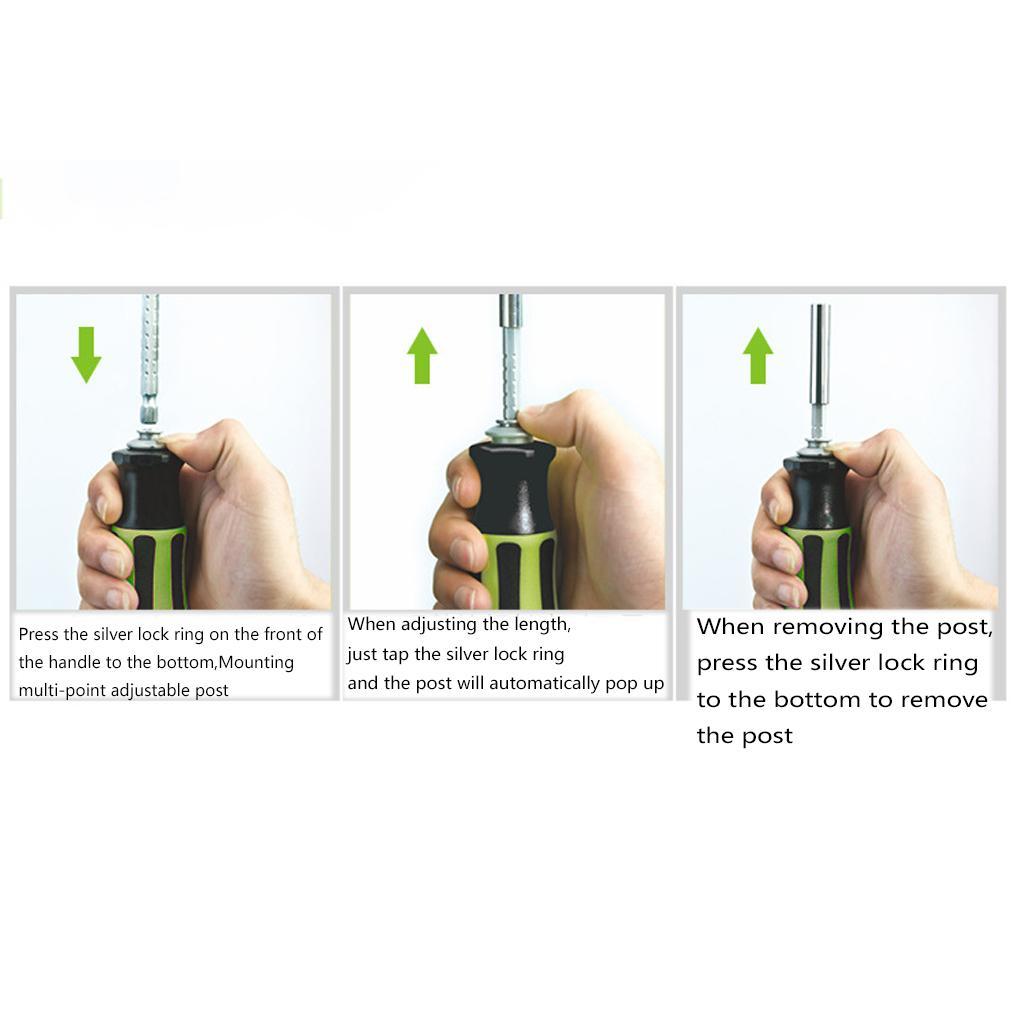 6 In 1 Opening Repair Tools Kit Screwdriver Phillips/Slotted Screwdrivers