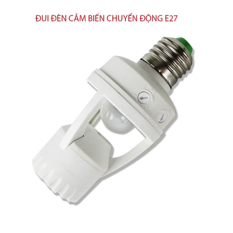 ĐUI ĐÈN TREO CẢM ỨNG HỒNG NGOẠI E2701 - Đuôi Đèn cảm ứng chuyển động báo trộm