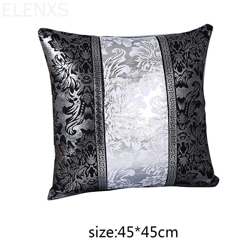 Floral Pattern Pillow Case Sofa Throw Cover Pillowcase Pillowslip Contrast Color Pillows Decor ELEN