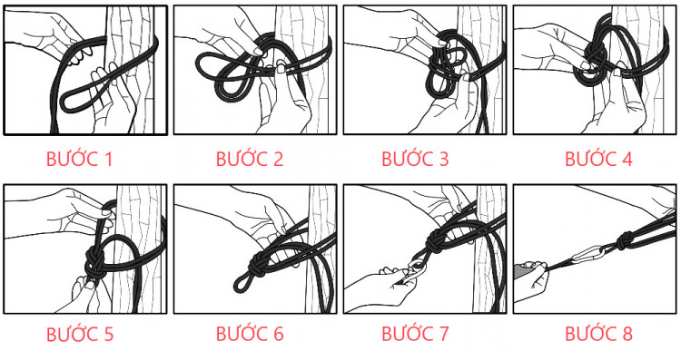8 BƯỚC BUỘC DÂY VÕNG ĐÚNG CÁCH