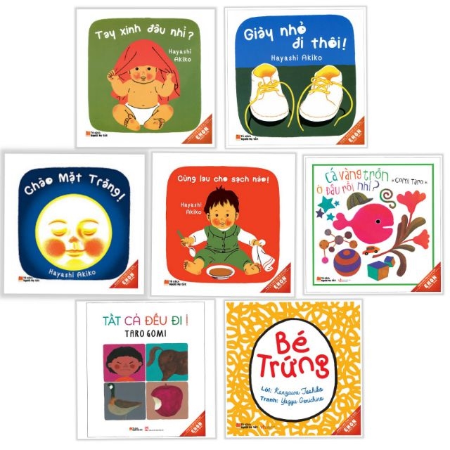 Combo Ehon Nhật Bản Bộ 7 Cuốn 0 - 3 Tuổi - Ehon Nhật Bản Tuổi Mầm Non