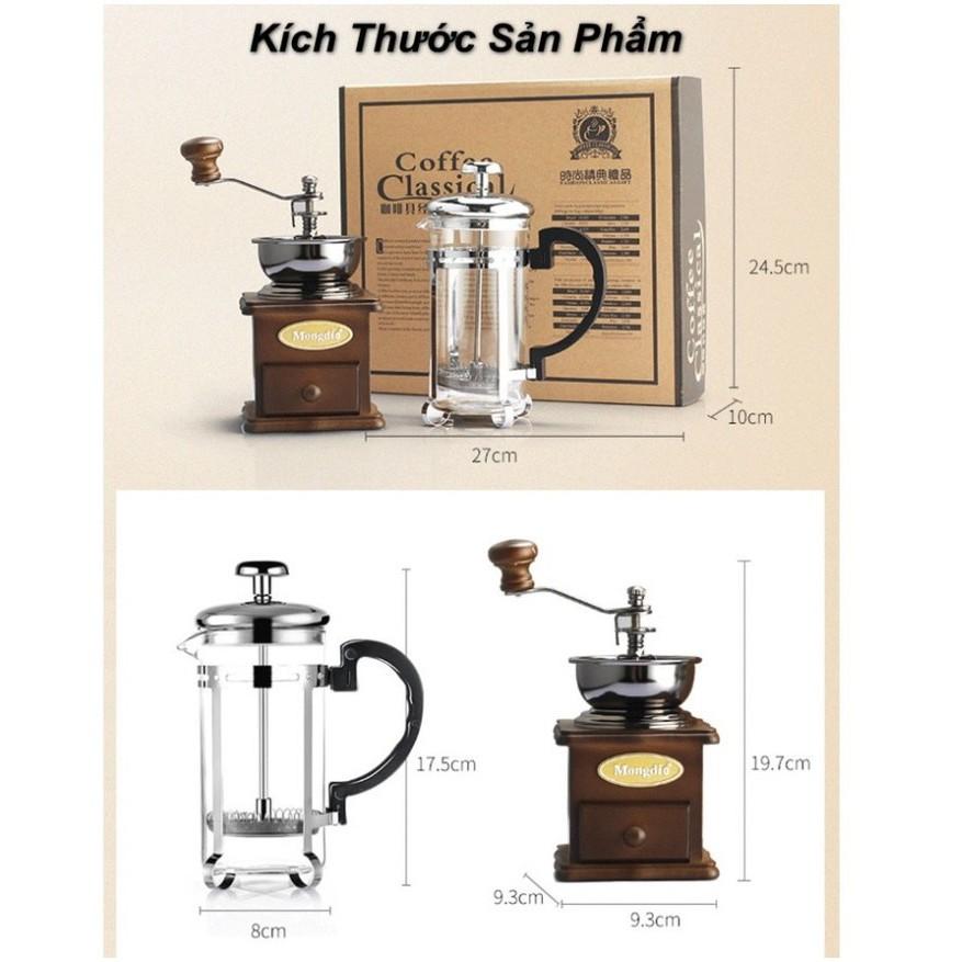 Pha cà phê cùng với bộ ấm coffee từ hạt BELGIAN POT