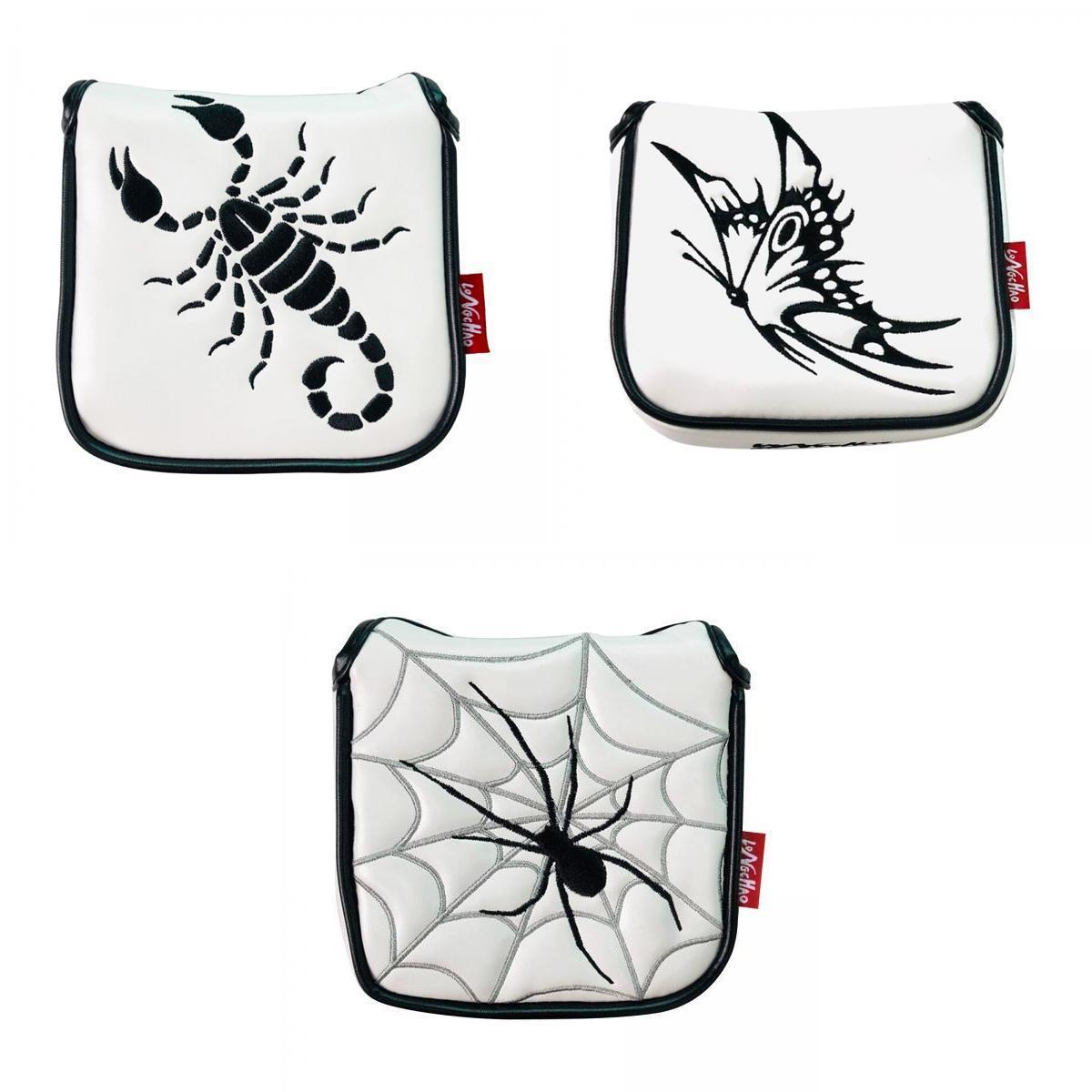 3pcs Universal Waterproof Golf Mallet Putter Cover PU Leather Thick  Club Head Cover