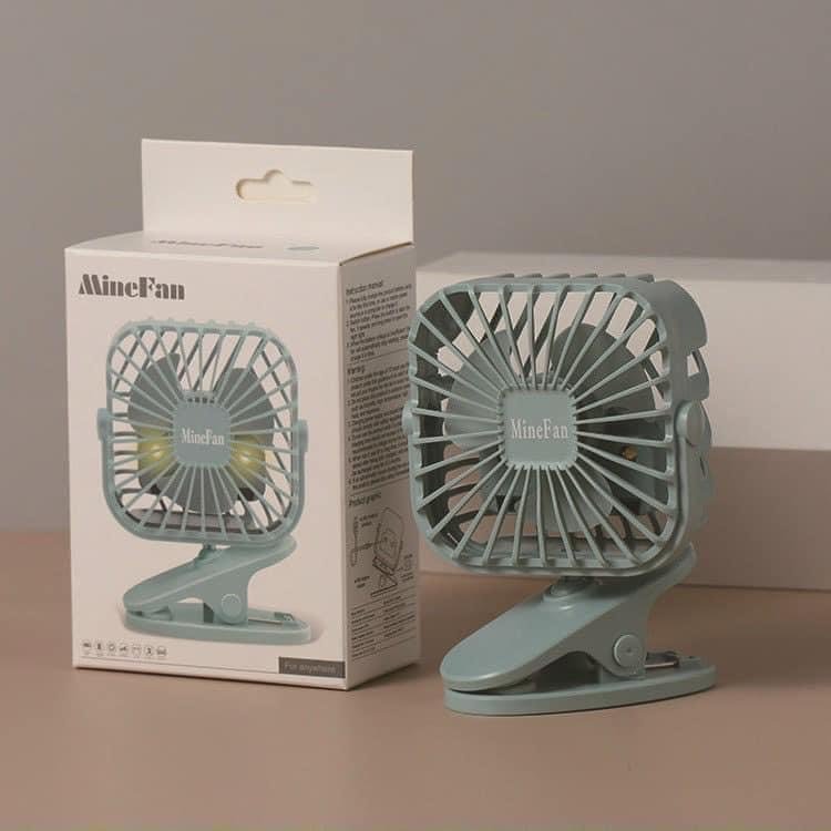 Quạt Tích Điện Mini Để Bàn Chân Kẹp Đa Năng Mini Fan