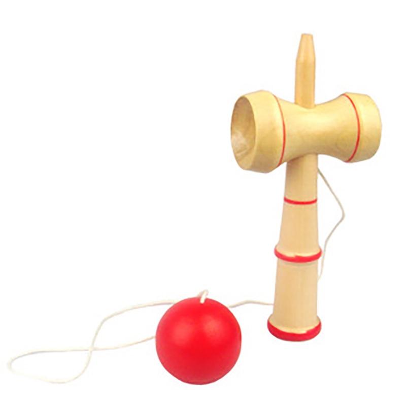 Đồ chơi tung hứng Kendama bằng gỗ tự nhiên, loại nhỏ KD3