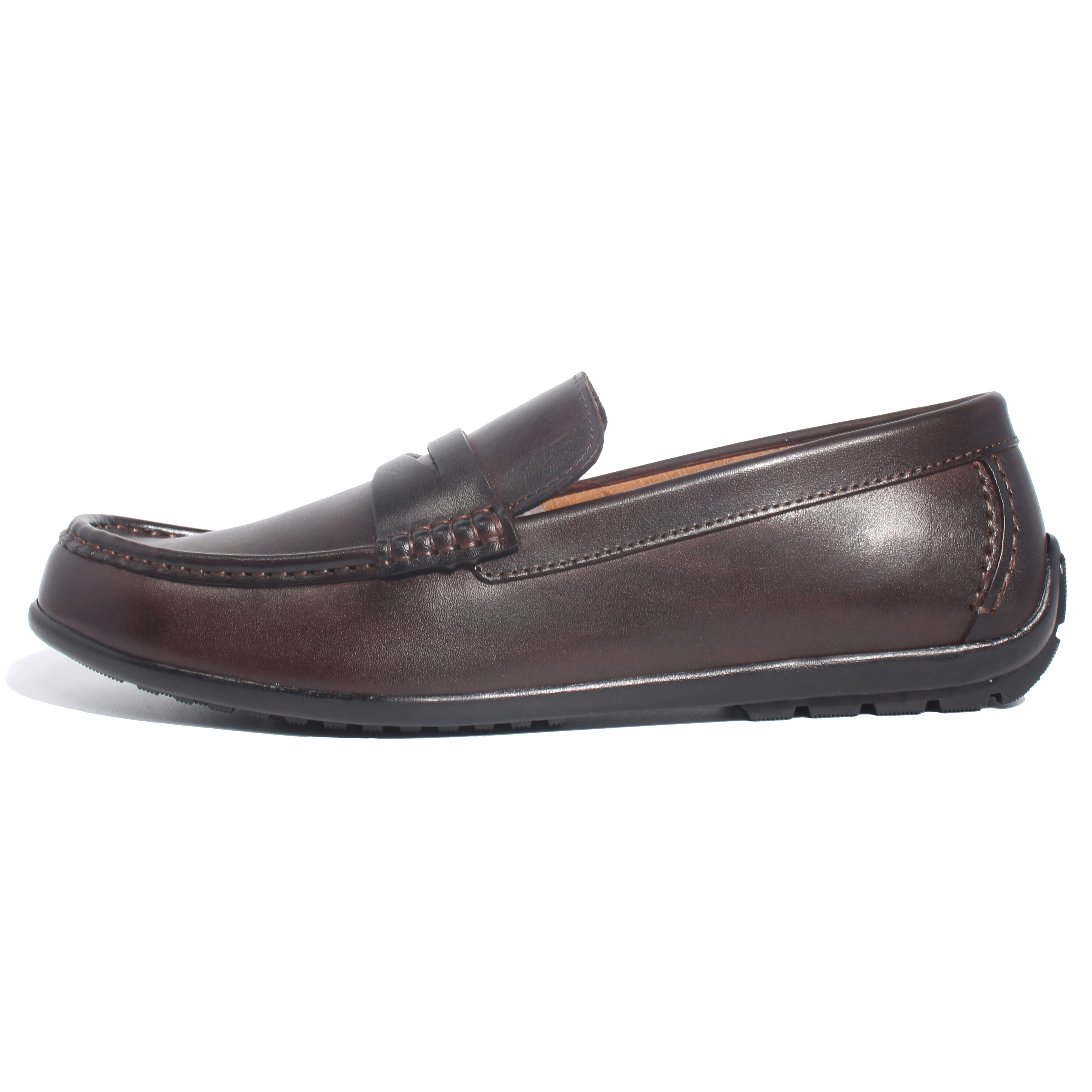 Giày Lười Banuli Nam Da Bê Italian HMOCA06 Penny Slip-Ons Shoes (Da Mềm Dẻo, Đế Siêu nhẹ, Bảo Hành Trọn Đời)