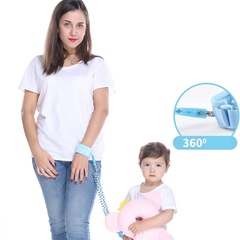 Dây Dây Dắt Trẻ Em Đi Dạo Lõi Thép Phản Quang Có Khóa BabyPlay