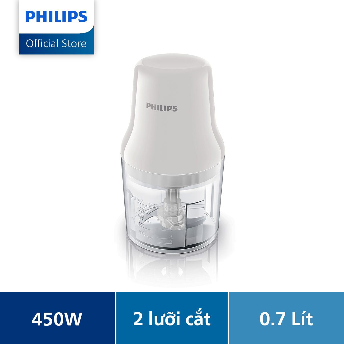 Máy xay thịt Philips HR1393/00 - Hàng Chính Hãng