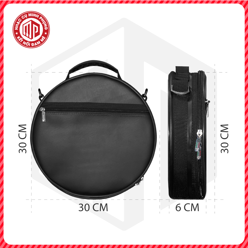 Combo Trống lắc tay/ Lục lạc gõ bo/ Tambourine + Bao đựng/ Túi đựng - Model TAMA TMT-10 - Nhiều màu lựa chọn - Hàng chính hãng