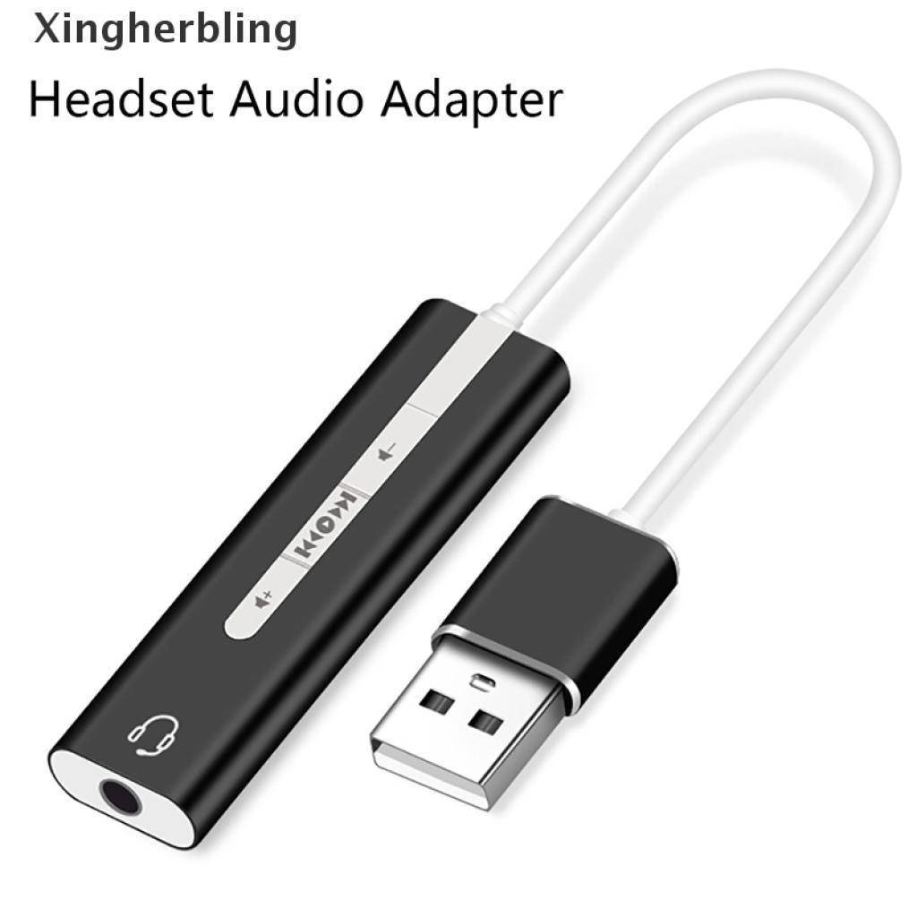 1 Cáp Chuyển Đổi Âm Thanh Từ USB Sang 3.5Mm Thẻ