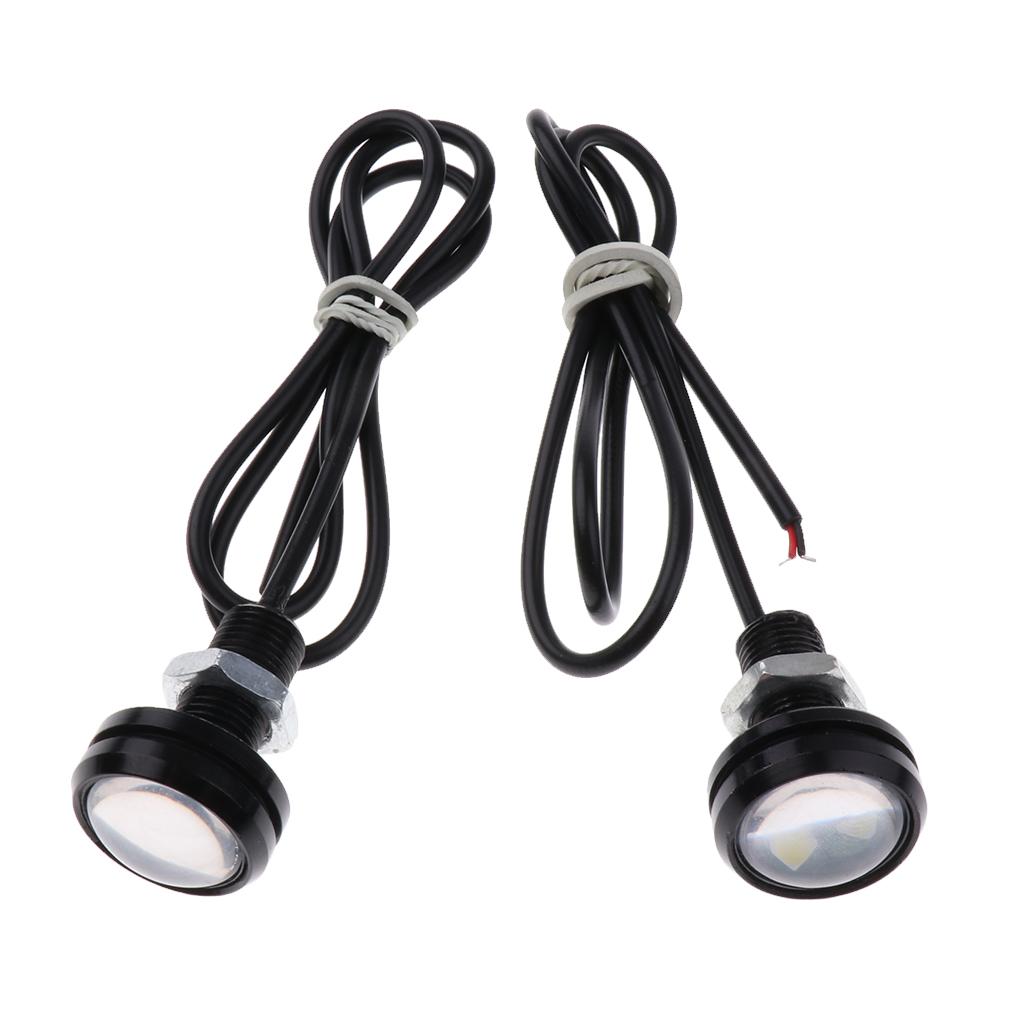 Pair Eagle Eye 3030 3LED Car DRL Daytime Running Light Signal Lamps