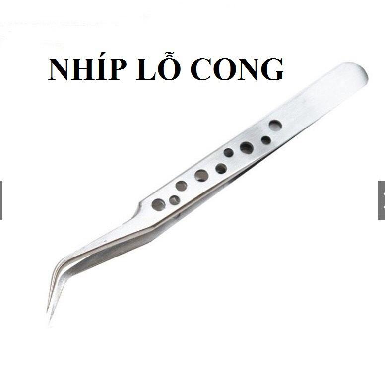 Nhíp tách mi lỗ cong dùng để tách mi, nối mi classic