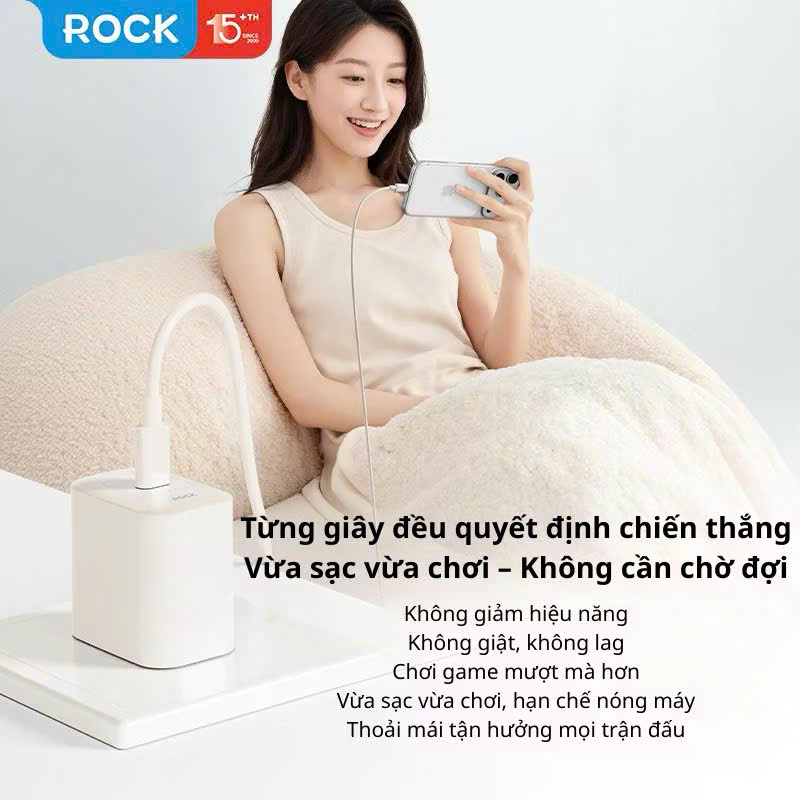 Bộ củ cáp sạc nhanh 20w T11 kèm dây sạc nhanhType-C to Type-C không nóng máy - Hàng chính hãng bảo hành 12 tháng