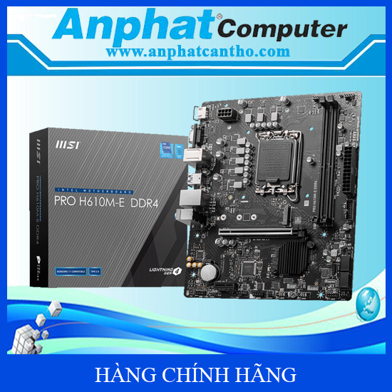 Bo mạch chủ Main MSI PRO H610M-E DDR4 Socket LGA 1700 - Hàng Chính Hãng
