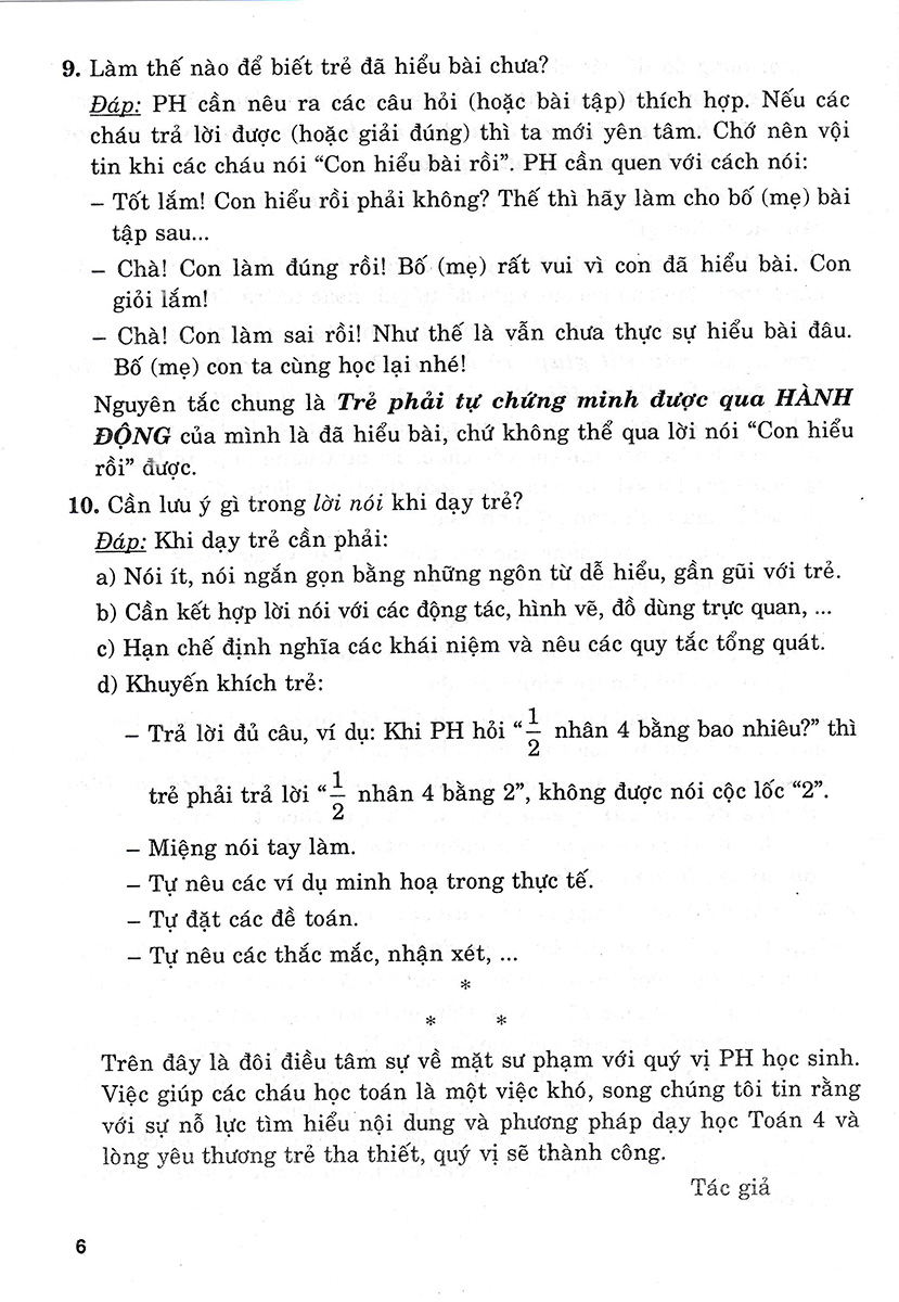 Cha Mẹ Giúp Con Học Giỏi Toán Lớp 4