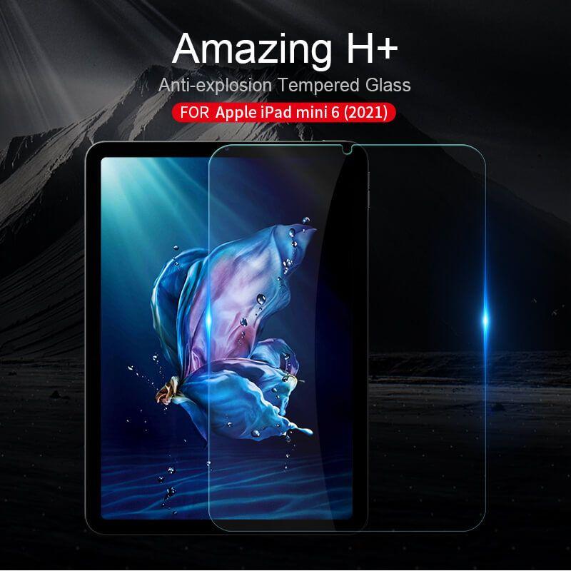 Kính cường lực Nillkin Amazing H+ cho Apple iPad Mini 6 (2021) - Hàng chính hãng.