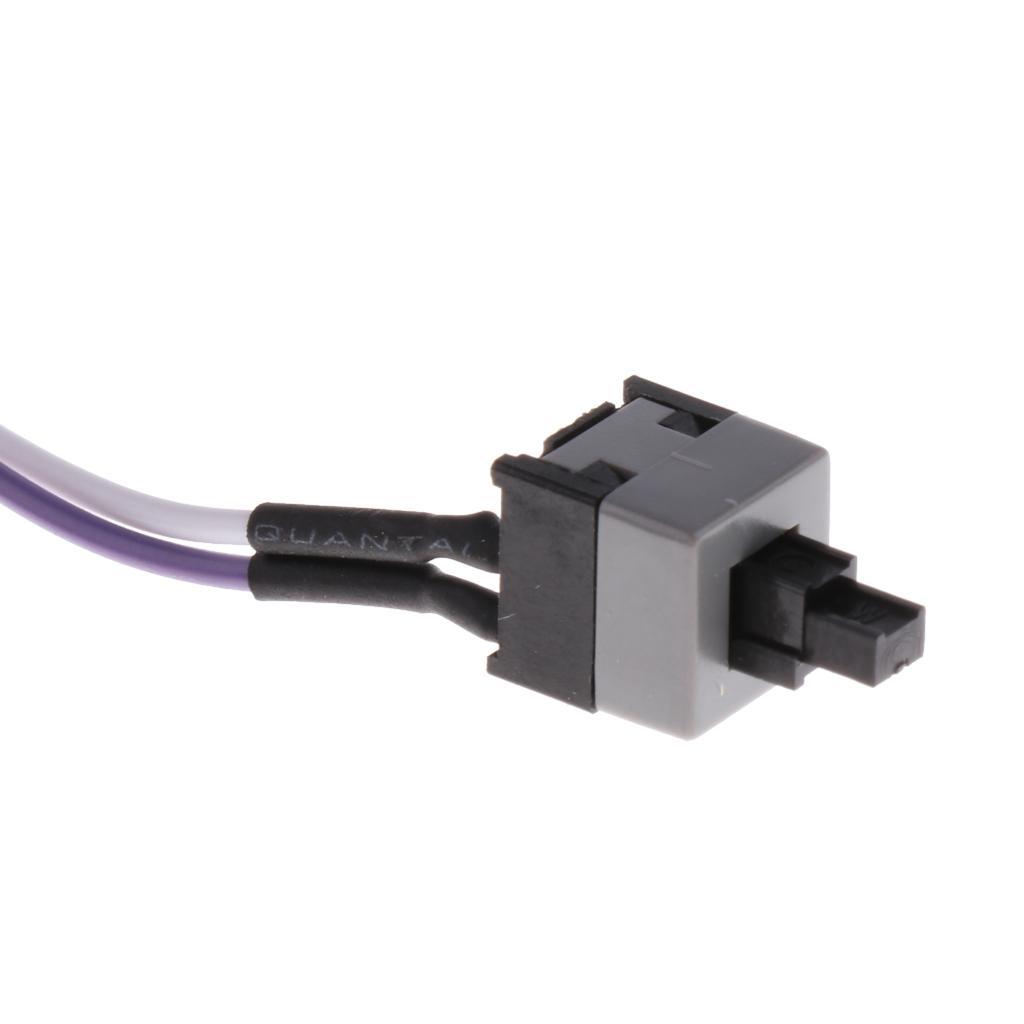 10Pcs 2Pin SW Power Cable on/off Push Button Motherboard Switch Line