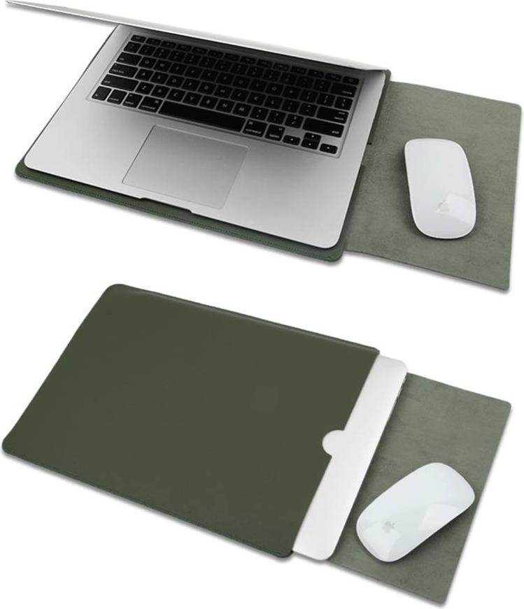 COMBO 5 IN 1 GỒM BAO DA, TÚI DA CHỐNG SỐC, DEKSPAD, VÍ ĐỰNG PHỤ KIỆN... CHO MACBOOK, LAPTOP, SURFACE CAO CẤP