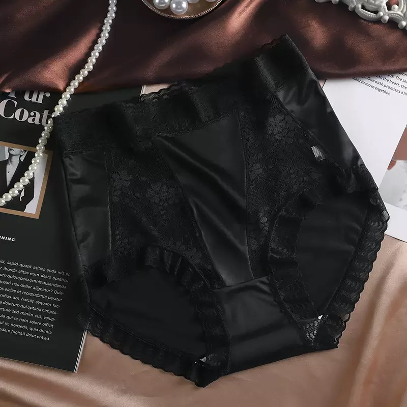 QUẦN LÓT LỤA SIÊU ĐẸP CAO CẤP PHỐI REN TỪ 40-70KG DÀNH CHO NỮ