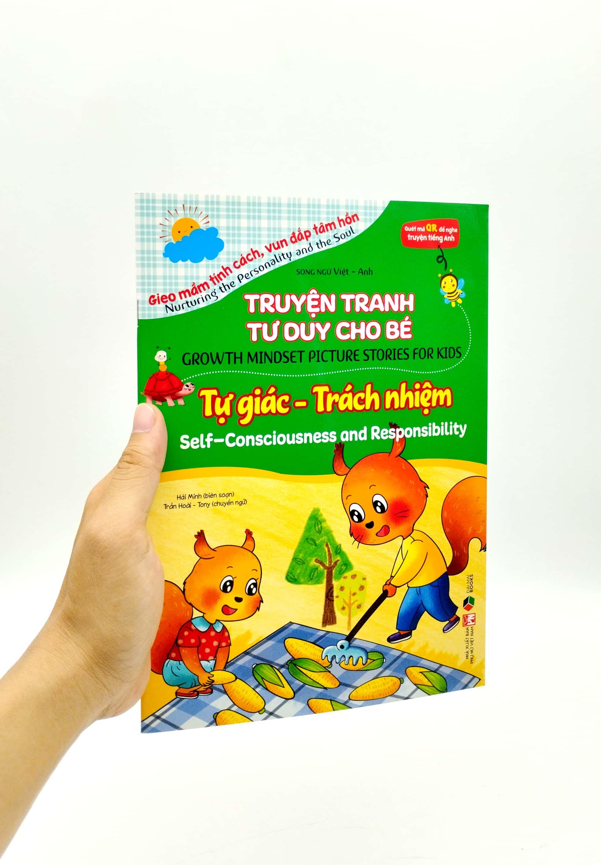 Truyện Tranh Tư Duy Cho Bé - Song Ngữ Việt-Anh - Tự Giác Và Trách Nhiệm