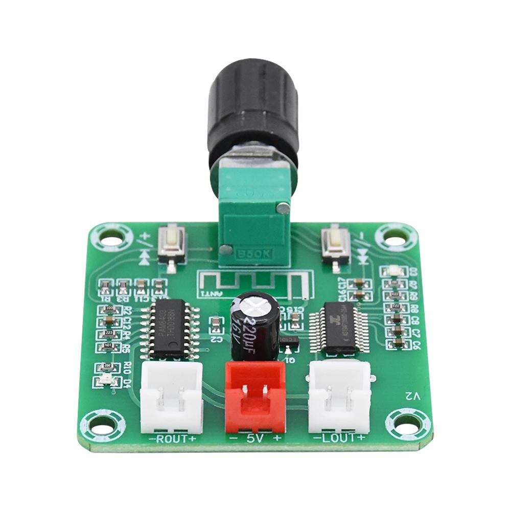 AIYIMA PAM8403 Bộ khuếch đại công suất tương thích Bluetooth Bảng âm thanh 5Wx2 Hifi Rạp hát tại nhà Âm thanh nổi Mini Amp Loa BT di động DIY Màu sắc: Amp Loa 2 chiếc