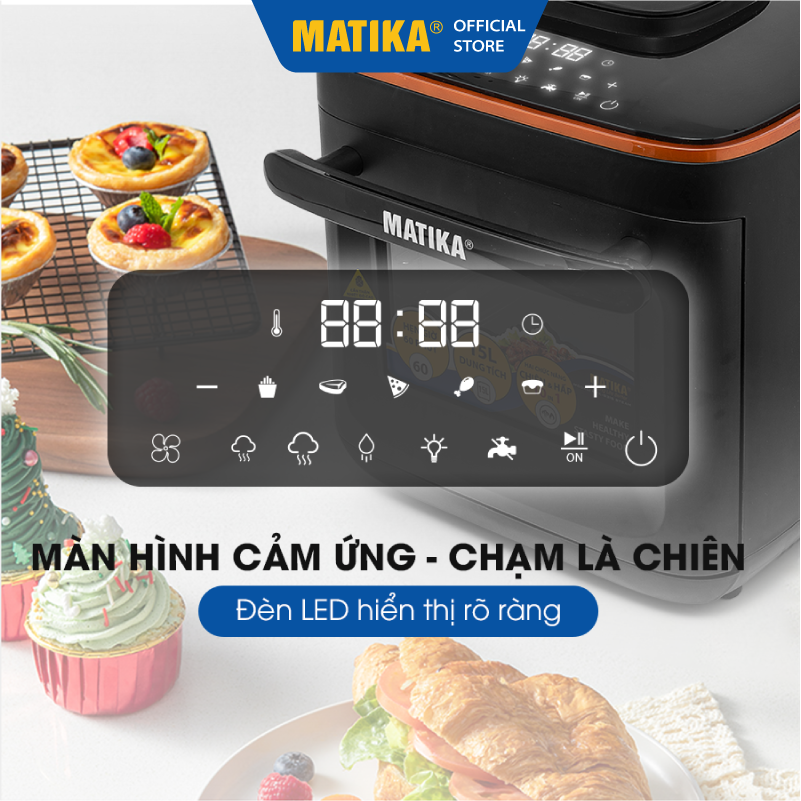 Nồi Chiên Hơi Nước MATIKA 15l MTK-9315, Hàng Chính Hãng