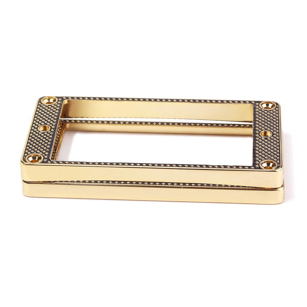 Metal Pickup Mounting Ring for LP SG Guitar w/ Screws Golden
