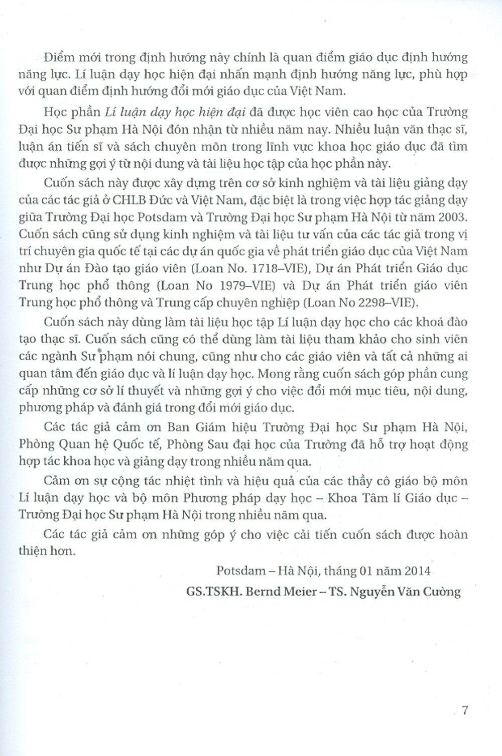 Lí Luận Dạy Học Hiện Đại - Cơ Sở Đổi Mới Mục Tiêu, Nội Dung Và Phương Pháp Dạy Học