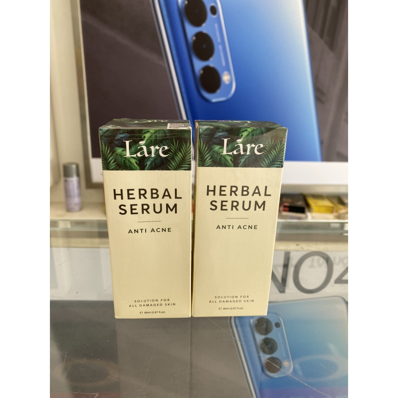 COMBO 2 SERUM THẢO MỘC NGỪA MỤN HERBAL - LÁRE