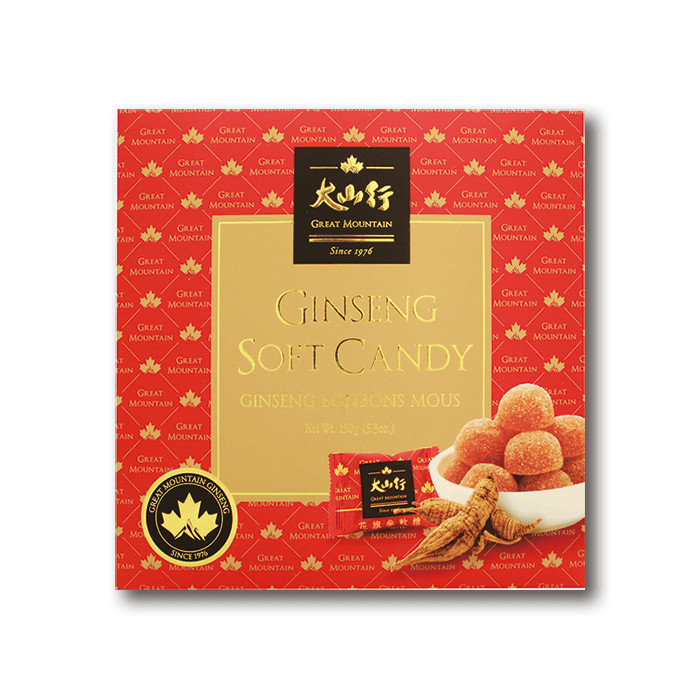 Kẹo Nhân Sâm mềm Canada Great Mountain 150gr