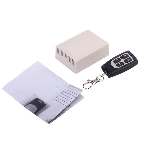 4CH / 4-Channel 433MHZ RF Wireless Remote Control Transmitter & Receiver 12V DC