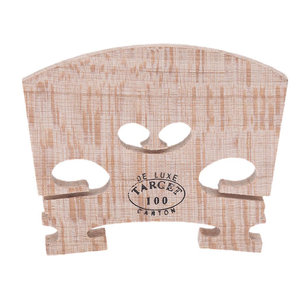 Finest 4/4 Scale Violin Fiddle Bridge Musical Instrument Parts DIY