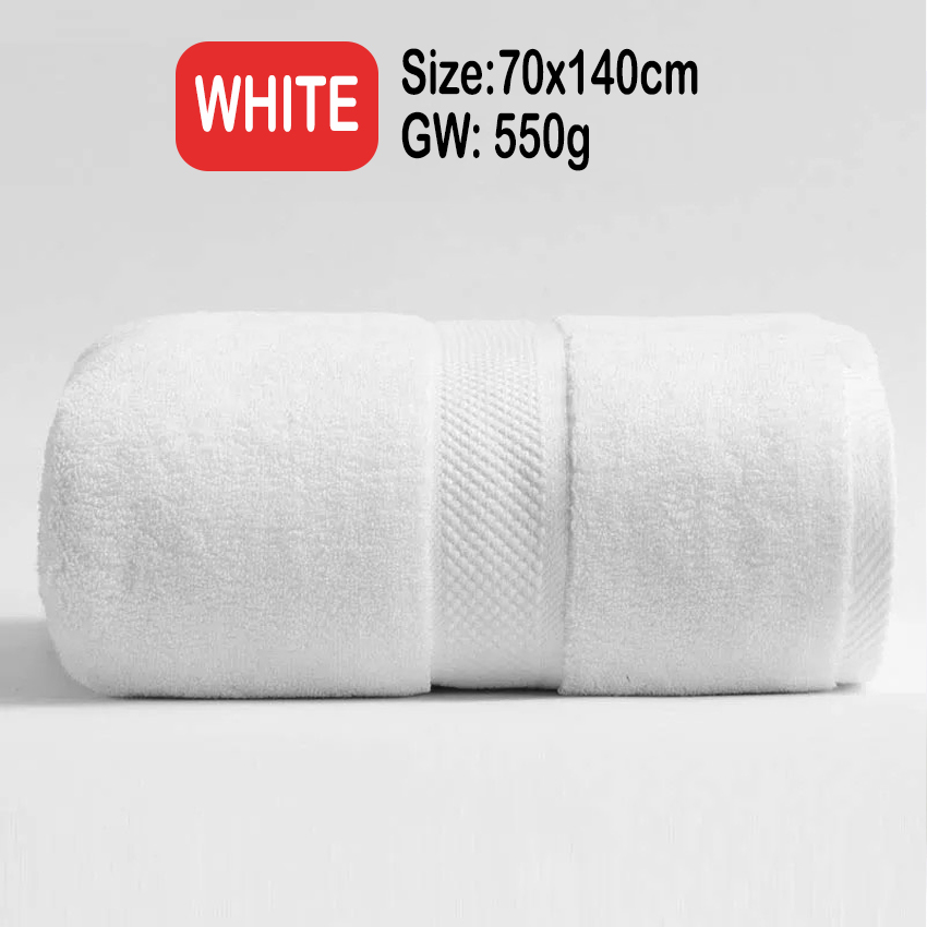 Khăn tắm lớn cotton cao cấp 70x140cm chuẩn khách sạn 5 sao thấm hút tốt, bông tự nhiên mềm mại Homemark Towel Collection