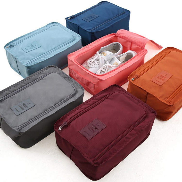 Túi Giày Du Lịch Hàn Quốc,chống thấm ngăn mùi, xếp gọn giày dép đa năng trong vali túi Bag in Bag - JL