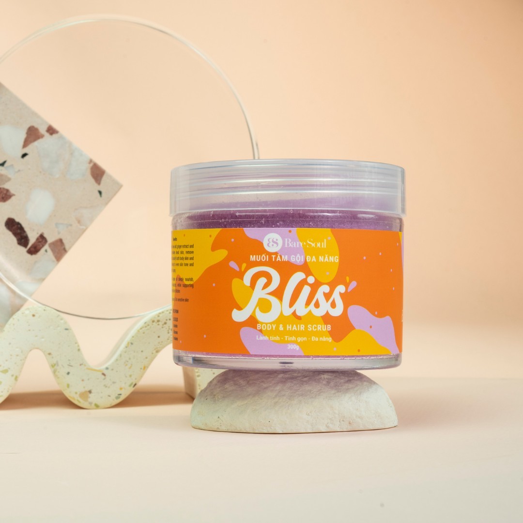 Muối tắm đa năng cho da đầu và cơ thể BLISS Body &amp; Hair scrub