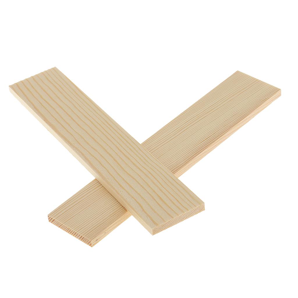20x Smooth Unfinished Wood Slices Crafting Pieces for Modelling Material