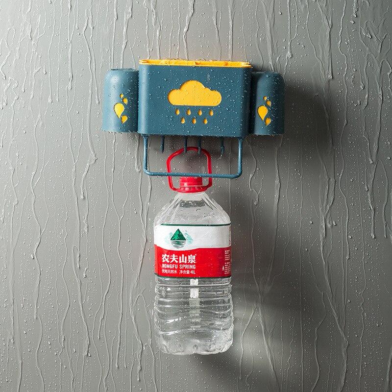Corner Bathroom Organizer Shelf Shampoo Cosmetic Storage Rack Wall Mounted Kitchen Shelf Household Items Bathroom Accessories