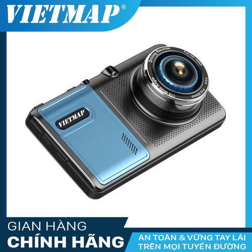 Camera hành Trình Ô Tô ( Ghi Hình Trước + Sau và Tích Hợp Dẫn Đường GPS) VIETMAP A50 - Tặng thẻ nhớ 32G - Hàng chính hãng