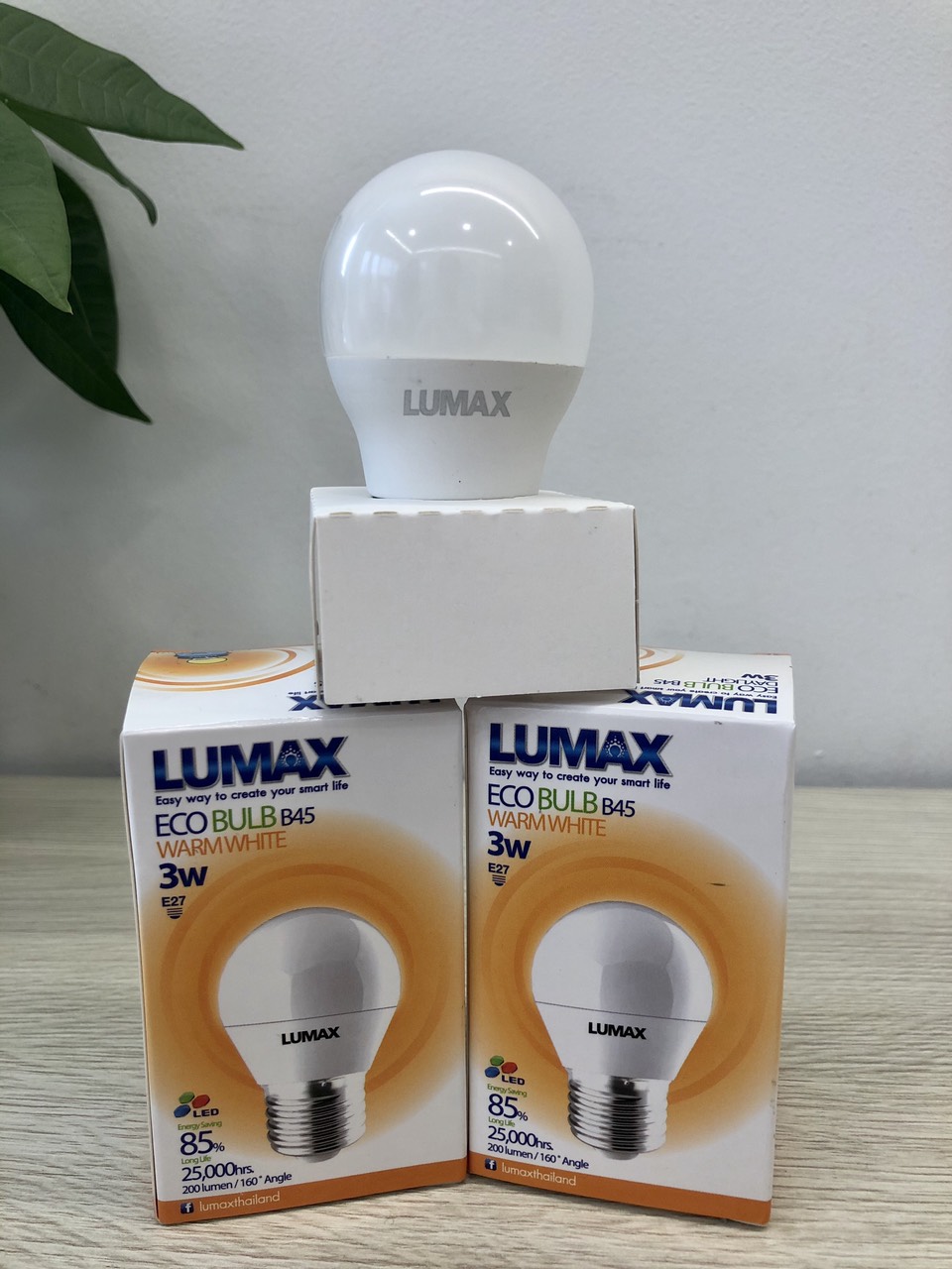 BÓNG ĐÈN LUMAX#ECOBULB B45-200LM/830/3W/E27 - Hàng chính hãng