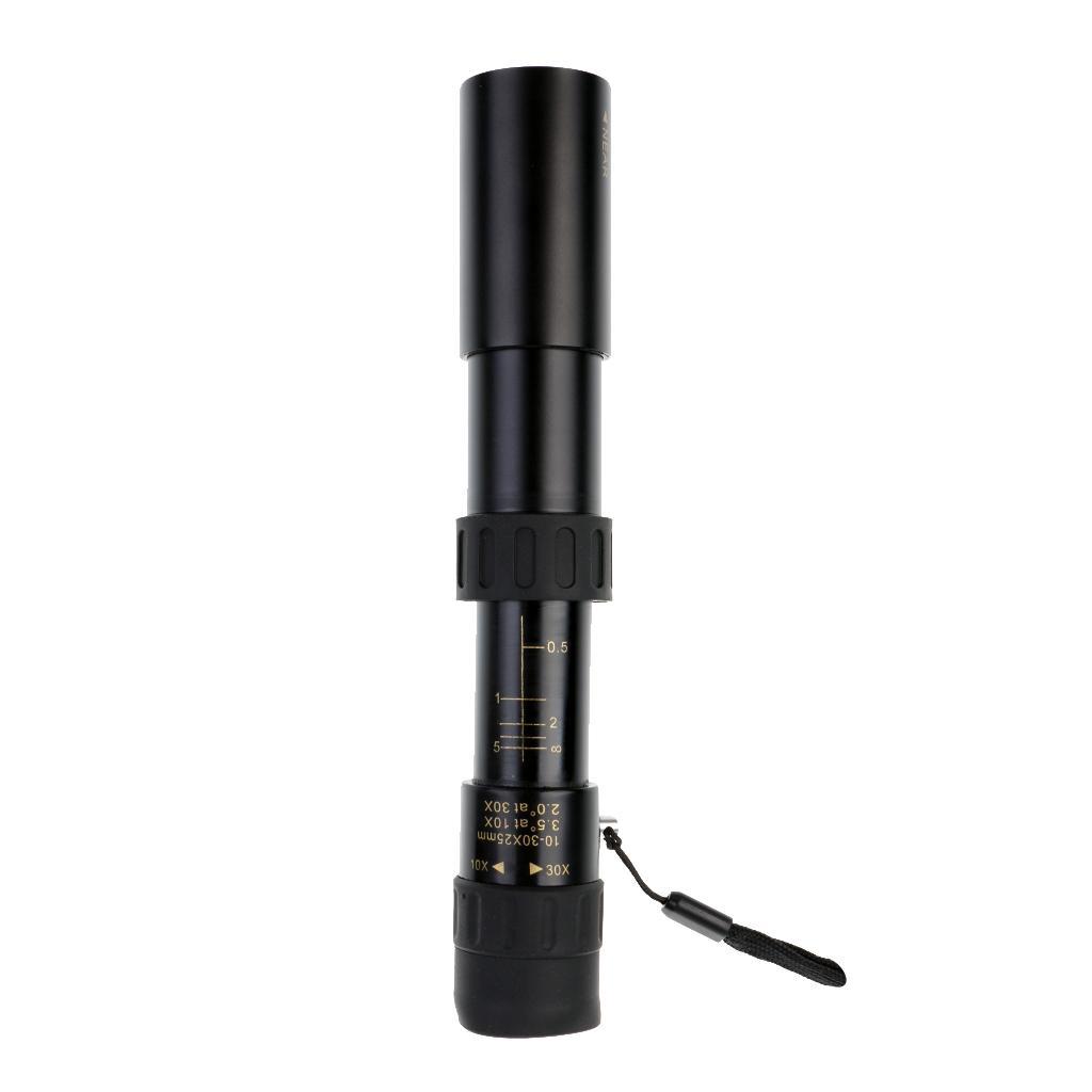 Compact Mini 10-30x25 High Power Optical Telescopes Outdoor