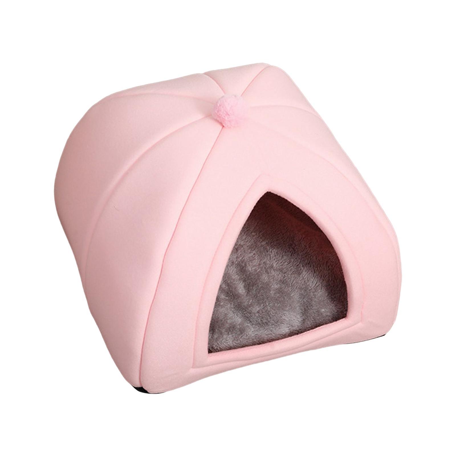 2Pcs Cat Warm House Dog Tent Sleeping Hut Cave