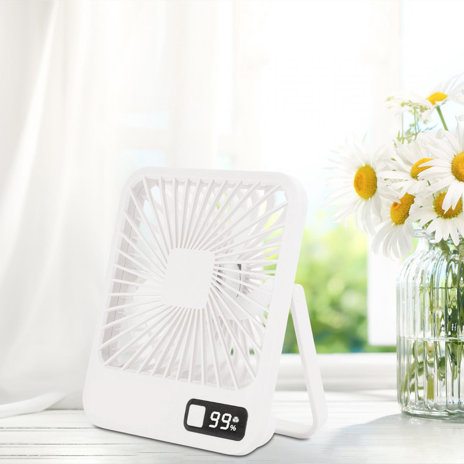Portable Desk Fan, Summer Cooling Fans, Portable for Indoor Home Travel Desktop Office