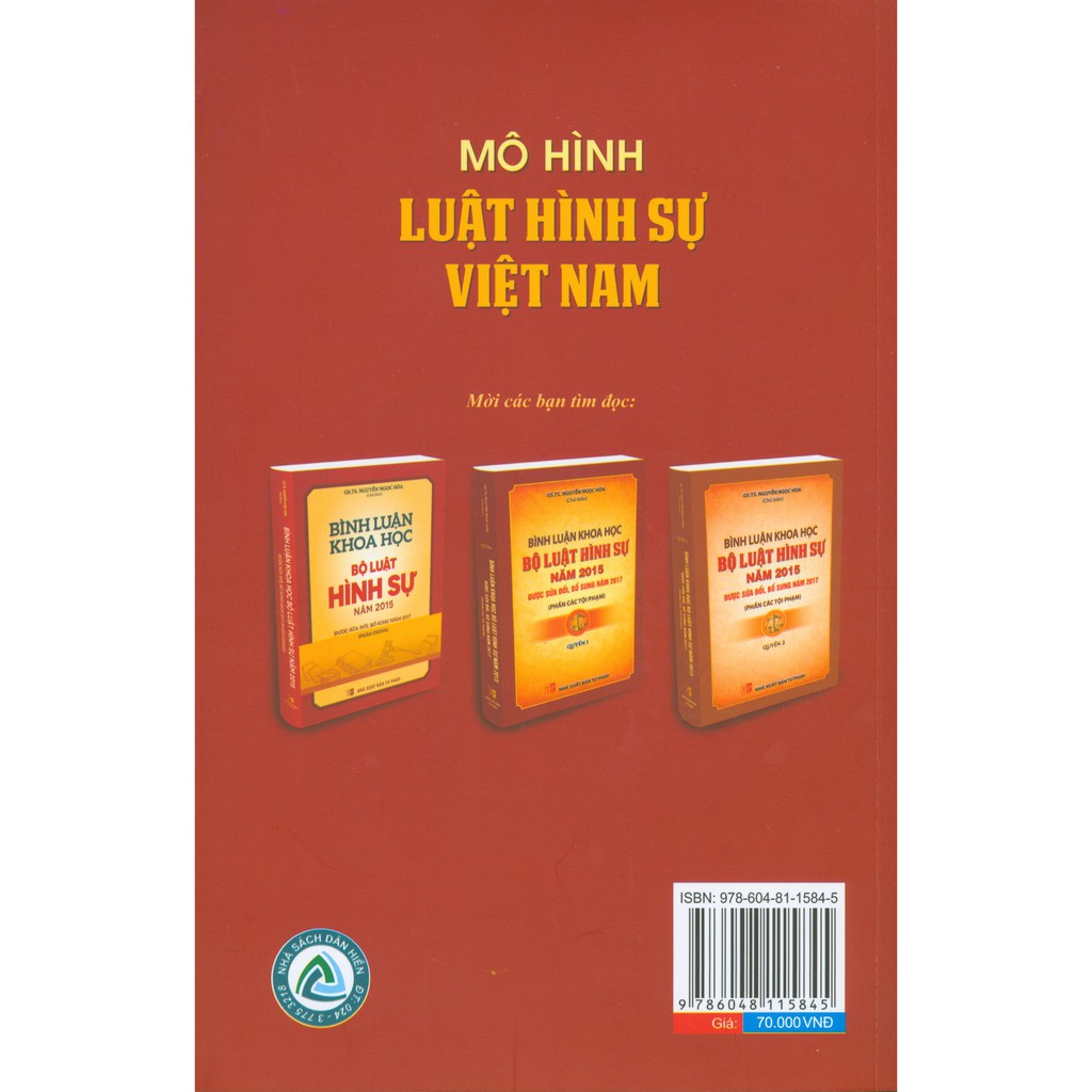 Sách - Mô hình Luật hình sự Việt Nam