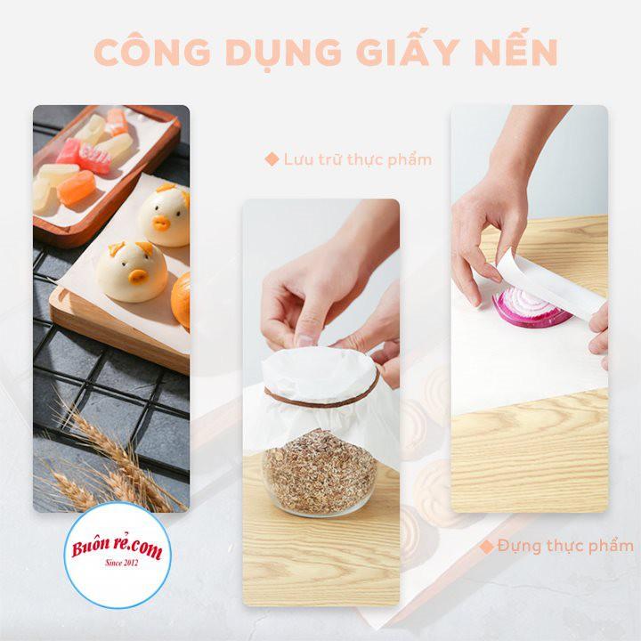 Giấy nến nướng bánh BAKING PAPER 10 mét chống dính chịu nhiệt cao - Cuộn giấy nến không thấm dầu - 01481